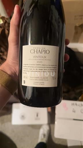 Vallée du Rhône Ventoux Domaine Chapio 2020