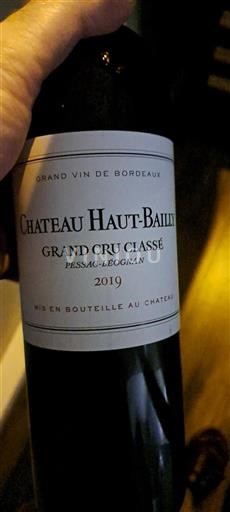 Bordeaux Pessac-Léognan Grand Cru Haut Bailly 2019