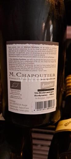 Rhônen laakso Hermitage M. Chapoutier Les Greffieux 2015