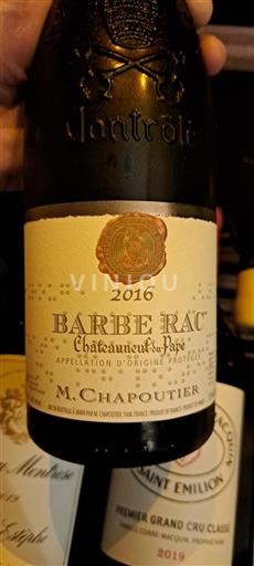 Údolí Rhôny Châteauneuf-du-Pape M. Chapoutier Barbe Rac 2016