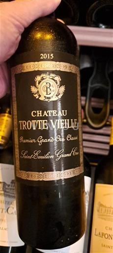 Bordeaux Saint-Émilion Grand Cru Premier Grand Cru Classé Château Trotte Vieille 2015