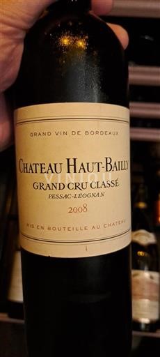 Bordeaux Pessac-Léognan Grand Cru Haut Bailly 2008