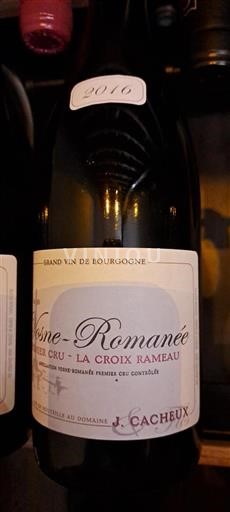 Borgogna Vosne-Romanée Premier Cru J. Cacheux La Croix Rameau 2016