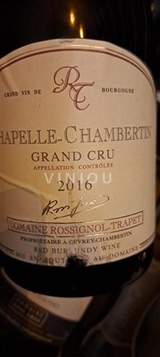 Burgundsko Chapelle-Chambertin Grand Cru Domaine Rossignol-Trapet 2016