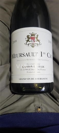 Bourgogne Meursault Premier Cru Gaston Lacelle 2008