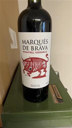 Murcia Yecla Marqués de Brava Monastrell Tempranillo 2015