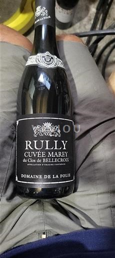 Bourgondië Rully Domaine La Folie Marey 2019
