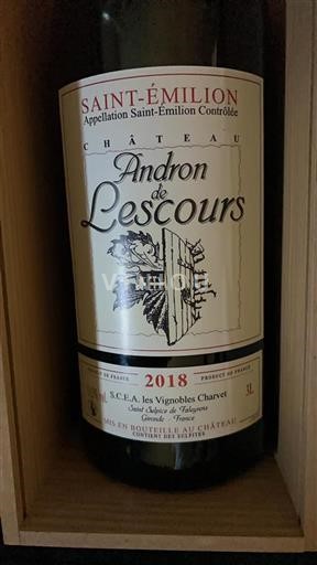 Bordeaux Saint-Émilion Château Andron de Lescours 2018