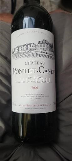 Bordeaux Pauillac Grand Cru Château Pontet-Canet 2001
