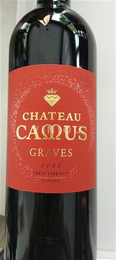 Bordeaux Graves Chateau Camus 2022