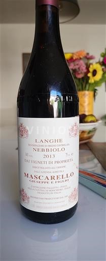 Piemonte Langhe Mascarello Giuseppe e Figlio Nebbiolo 2013
