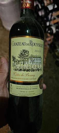 Bordeaux Côtes-de-bourg Château Rousselet 2011