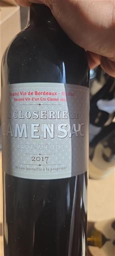 Bordeaux Haut-Médoc La Closerie de Camensac 2017