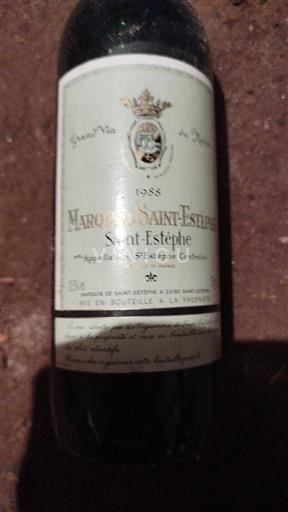 Bordeaux Saint-Estèphe Marquis de Saint-Estèphe 1988