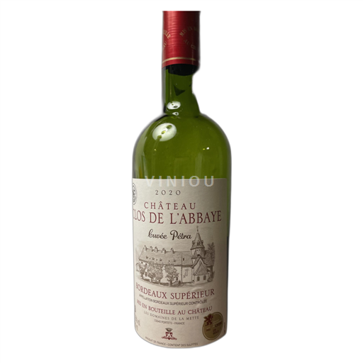 Bordeaux Bordeaux supérieur Château Clos de l'Abaye Pétra 2020