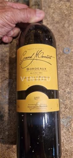 Bordeaux Maison Johanes Boubée Grand Moment 2003