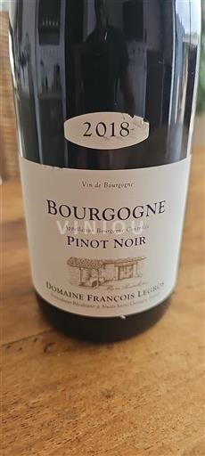 Burgundsko Domaine François Legros 2018