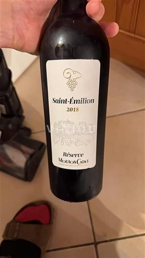 Bordeaux Saint-Émilion Mouton Cadet Réserve 2018