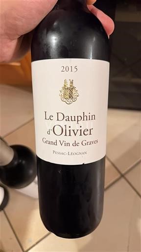 Bordeaux Pessac-Léognan Olivier Le Dauphin d'Olivier 2015