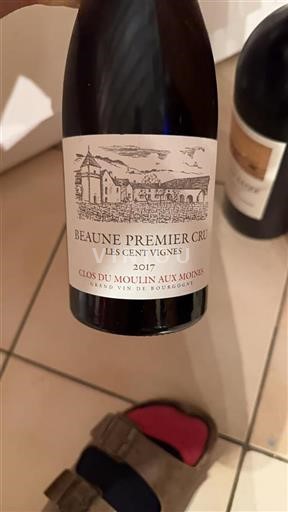 Bourgogne Beaune Premier Cru Clos du Moulin aux Moines Les Cent Vignes 2017