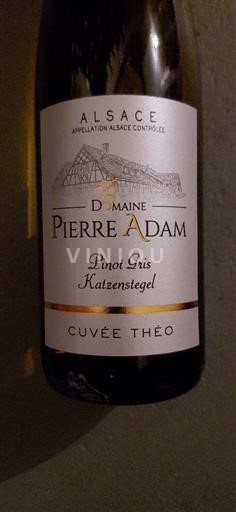 Alsasko Grand Cru Domaine Pierre Adam Katzenstegel Théo 2022