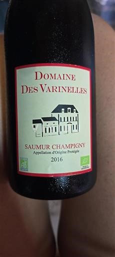 Loire Valley Saumur-Champigny Domaine Des Varinelles 2016