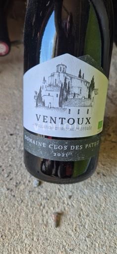 Valle del Ródano Ventoux Domaine Clos des Patris 2021