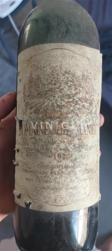 Bordeaux Fronsac Domaine Manieu 1975