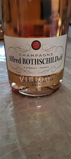 Vin Effervescent Rosé brut Cuvée Excellence Rosé Alfred Rothschild & Co Non millésimé France Champagne AOC
