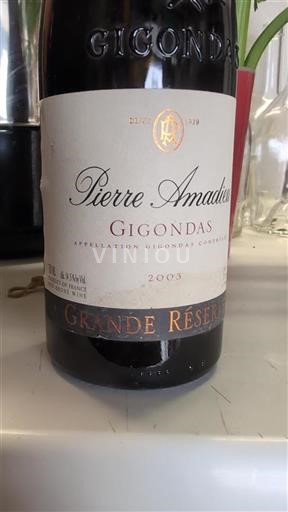 Valle del Rodano Gigondas Pierre Amadieu Grande Réserve 2003