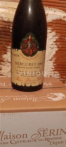 Burgundsko Mercurey Roux Père et Fils 1993