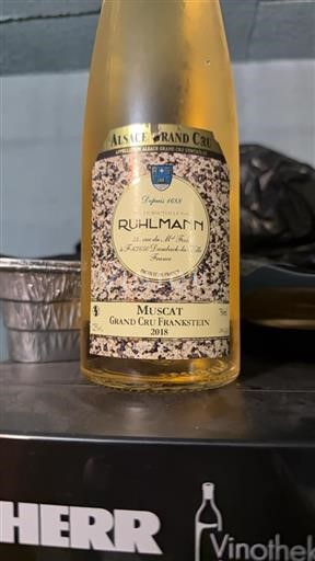 Alsazia Moscato Grand Cru Ruhlmann Grand Cru Frankstein 2018