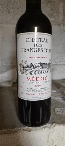 Bordeaux Médoc Cru Bourgeois Château Des Granges Or 2010
