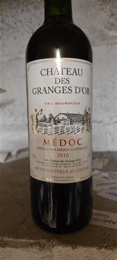 Bordeaux Médoc Cru Bourgeois Château Des Granges Or 2010