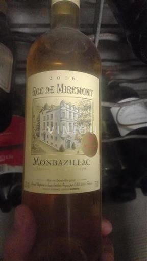 Jihozápad Monbazillac Roc de Miremont 2016