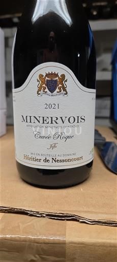 Languedoc Minervois Héritier de Nessoncourt Roque 2021