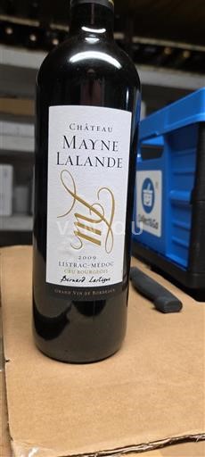 Bordeaux Listrac-Médoc Cru Bourgeois Château Mayne Lalande 2009