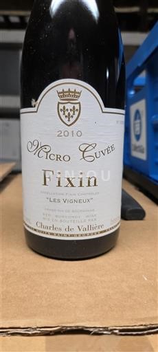 Borgogna Fixin Charles de Vallière Micro 2010