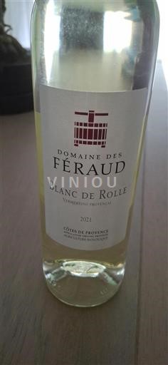 Provence Côtes-de-Provence Domaine Des Féraud Blanc de Rolle 2021