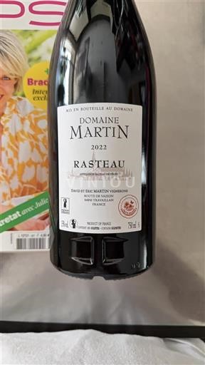 Valle del Rodano Rasteau Domaine Martin 2022