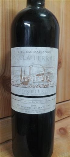 Languedoc Corbières Château Maylandie Villa Ferrale 1998