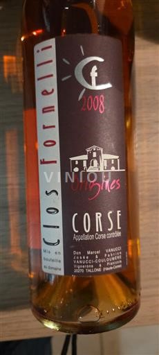 Corsica Clos Fornelli Origines 2008