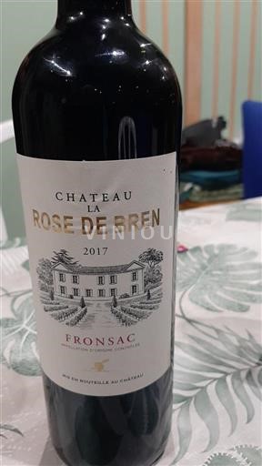 Bordeaux Fronsac Château La Rose de Bren 2017