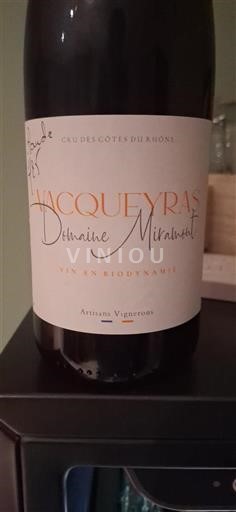 Rhônevallei Vacqueyras Domaine Miramont Niet-geïntegreerd