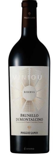 Tuscan Wines Brunello di Montalcino Poggio Landi Riserva 2015