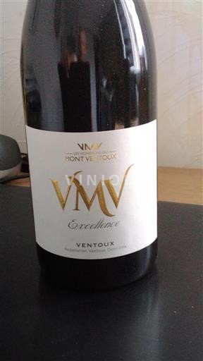 Vin Rouge sec Excellence Les Vignerons du Mont Ventoux 2023 France Vallée du Rhône Ventoux AOC