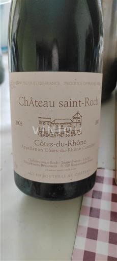 Rhône-dalen Côtes-du-Rhône Château Saint-Roch 2003