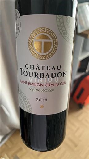 Bordeaux Saint-Émilion Grand Cru Grand Cru Château Tourbadon 2018