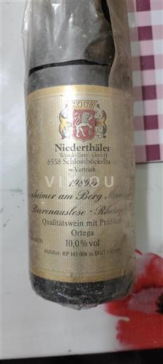 Rheinhessen Niederthäler Ingelheimer am Berg Mandel 1989