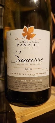 Valle del Loira Sancerre Domaine Des Tayaux 2018